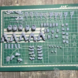 Описание картинки World Eaters Red Butchers terminators от Recruiter по цене 650руб | Свободный Рынок Миниатюр - СРМ