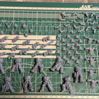 Описание картинки Chaos Legionnaries Squad от Recruiter по цене 700руб | Свободный Рынок Миниатюр - СРМ