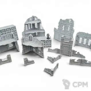 Описание картинки Набор Террейна 11th Редакции - Sector Mechanicus от Terrain Print по цене 3 000руб | Свободный Рынок Миниатюр - СРМ