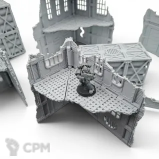 Описание картинки Набор Террейна 11th Редакции - Sector Mechanicus от Terrain Print по цене 3 000руб | Свободный Рынок Миниатюр - СРМ