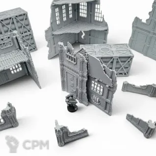 Описание картинки Набор Террейна 11th Редакции - Sector Mechanicus от Terrain Print по цене 3 000руб | Свободный Рынок Миниатюр - СРМ