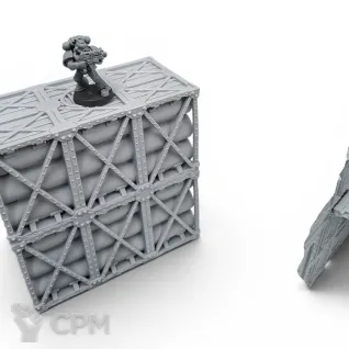 Описание картинки Набор Террейна 11th Редакции - Sector Mechanicus от Terrain Print по цене 3 000руб | Свободный Рынок Миниатюр - СРМ