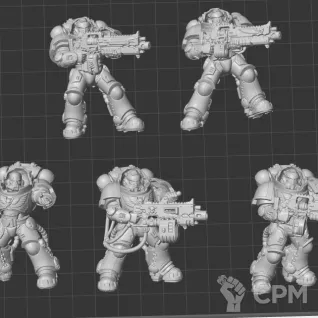 Описание картинки Imperial Fist Combat Patrol от White Rhino по цене 100руб | Свободный Рынок Миниатюр - СРМ