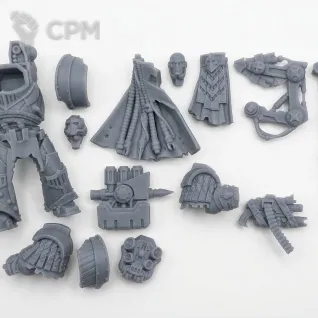 Описание картинки Iron Warriors Warsmith v2 от WastelandMiniatures по цене 200руб | Свободный Рынок Миниатюр - СРМ
