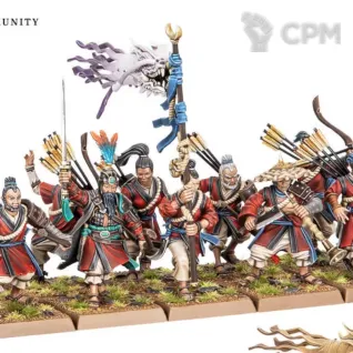 Описание картинки Peasant Levy 10 моделей с луками. Скан + базы от WastelandMiniatures по цене 800руб | Свободный Рынок Миниатюр - СРМ