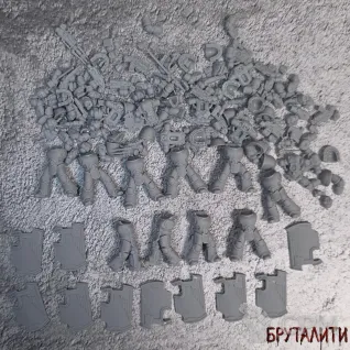 Описание картинки MKIII Breacher Squad от Бруталити по цене 900руб | Свободный Рынок Миниатюр - СРМ