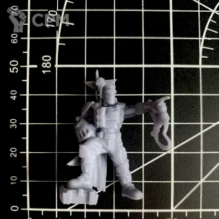 Описание картинки Catachan Colonel от R.E.print по цене 150руб | Свободный Рынок Миниатюр - СРМ
