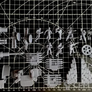 Описание картинки Krieg Artillery от R.E.print по цене 700руб | Свободный Рынок Миниатюр - СРМ