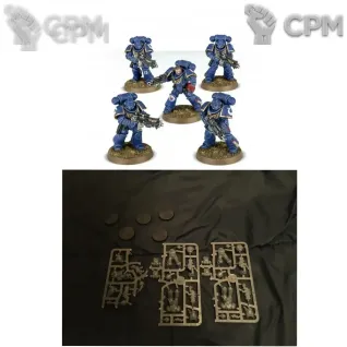 Описание картинки Primaris Intercessors Dark Imperium от Svarden по цене 1 000руб | Свободный Рынок Миниатюр - СРМ