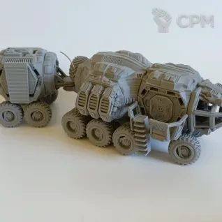 Описание картинки Скарабей трейлер от Printopocalypse 3D по цене 500руб | Свободный Рынок Миниатюр - СРМ
