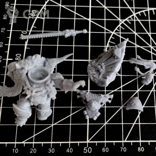 Описание картинки Ragnar Blackmane от R.E.print по цене 150руб | Свободный Рынок Миниатюр - СРМ