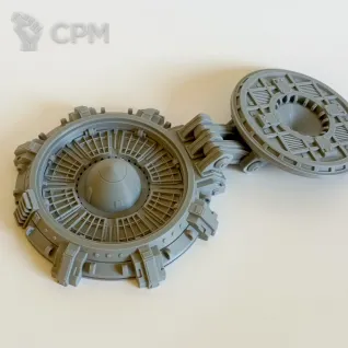 Описание картинки Ракетная шахта 2шт от Printopocalypse 3D по цене 400руб | Свободный Рынок Миниатюр - СРМ
