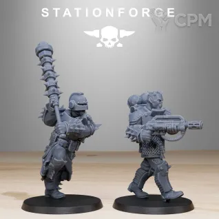 Описание картинки Corrupted Guard Infantry Builder Kit +20 баз от WastelandMiniatures по цене 1 000руб | Свободный Рынок Миниатюр - СРМ