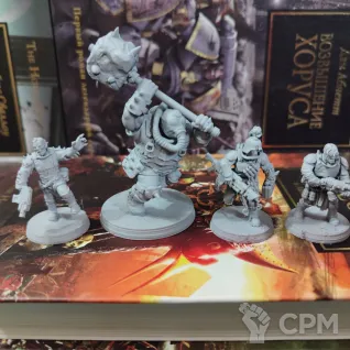Описание картинки Corrupted Guard The Forsaken  Культисты + базы от WastelandMiniatures по цене 550руб | Свободный Рынок Миниатюр - СРМ