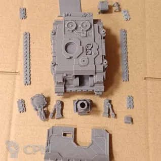 Описание картинки Набор миниатюр Warhammer 40000 Adeptus Astartes: Vindicator / Космодесант: Виндикатор от Лавка Приключенца по цене 450руб | Свободный Рынок Миниатюр - СРМ