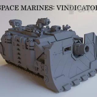 Описание картинки Набор миниатюр Warhammer 40000 Adeptus Astartes: Vindicator / Космодесант: Виндикатор от Лавка Приключенца по цене 450руб | Свободный Рынок Миниатюр - СРМ