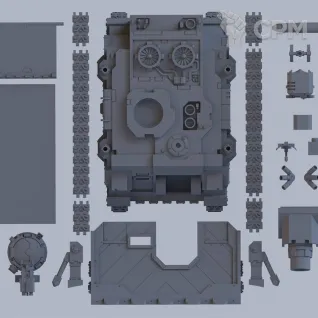 Описание картинки Набор миниатюр Warhammer 40000 Adeptus Astartes: Vindicator / Космодесант: Виндикатор от Лавка Приключенца по цене 450руб | Свободный Рынок Миниатюр - СРМ