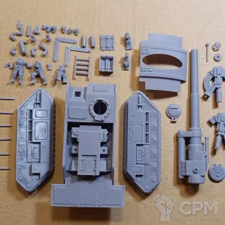 Описание картинки Василиск / Basilisk/ Warhammer 40000 от Лавка Приключенца по цене 600руб | Свободный Рынок Миниатюр - СРМ