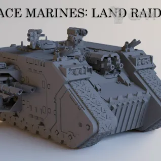 Описание картинки Лендрейдер  Land Raider Warhammer 40000 от Лавка Приключенца по цене 1 150руб | Свободный Рынок Миниатюр - СРМ