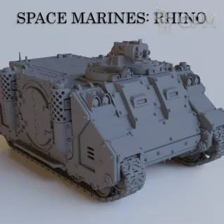 Описание картинки Набор миниатюр Warhammer 40000 Adeptus Astartes: Rhino / Космодесант: Рино от Лавка Приключенца по цене 600руб | Свободный Рынок Миниатюр - СРМ