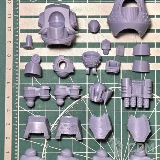 Описание картинки Contemptor dreadnought + 2 оружия на выбор от Recruiter по цене 700руб | Свободный Рынок Миниатюр - СРМ