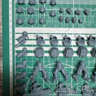 Описание картинки Space Marines Terminators Squad от Recruiter по цене 600руб | Свободный Рынок Миниатюр - СРМ