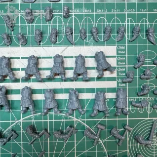 Описание картинки Dwarves Iron Legion от Recruiter по цене 600руб | Свободный Рынок Миниатюр - СРМ