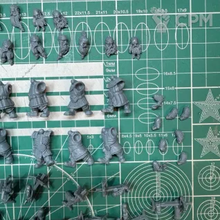 Описание картинки Dwarves Crossbowmen от Recruiter по цене 600руб | Свободный Рынок Миниатюр - СРМ