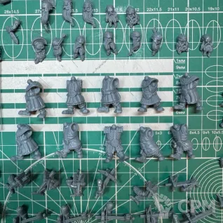Описание картинки Dwarves Crossbowmen от Recruiter по цене 600руб | Свободный Рынок Миниатюр - СРМ
