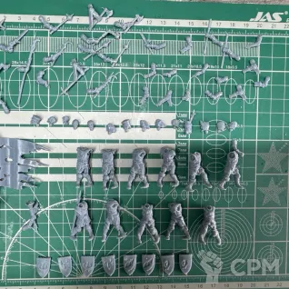 Описание картинки Vampire Counts Undead Knights foot от Recruiter по цене 600руб | Свободный Рынок Миниатюр - СРМ