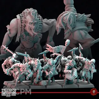 Описание картинки Vampire Counts Ghouls от Recruiter по цене 600руб | Свободный Рынок Миниатюр - СРМ