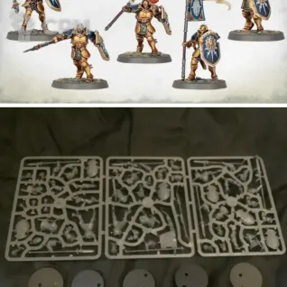 Описание картинки Stormcast Eternals Vindictors x 5 от Svarden по цене 800руб | Свободный Рынок Миниатюр - СРМ
