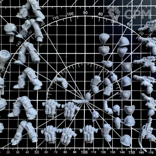 Описание картинки Salamanders Legion Pyroclasts от R.E.print по цене 500руб | Свободный Рынок Миниатюр - СРМ