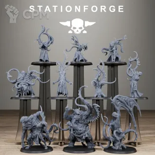 Описание картинки Corrupted Guard Possessed Demon от WastelandMiniatures по цене 550руб | Свободный Рынок Миниатюр - СРМ