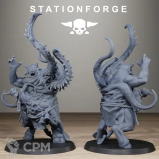 Описание картинки Corrupted Guard Possessed Demon от WastelandMiniatures по цене 550руб | Свободный Рынок Миниатюр - СРМ