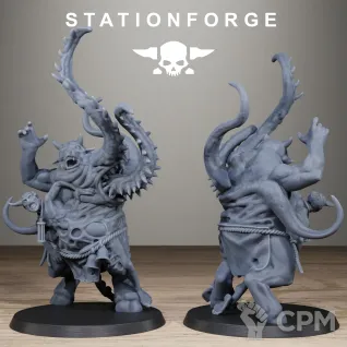 Описание картинки Corrupted Guard Possessed Demon от WastelandMiniatures по цене 550руб | Свободный Рынок Миниатюр - СРМ