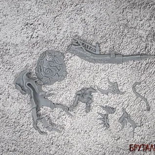 Описание картинки Deathmaster Crixxit от Бруталити по цене 200руб | Свободный Рынок Миниатюр - СРМ