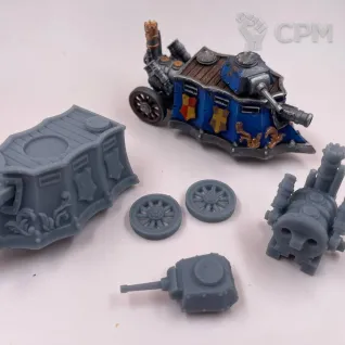 Описание картинки Empire Steam Tank от Подземный человек по цене 400руб | Свободный Рынок Миниатюр - СРМ