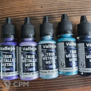 Описание картинки Наборы TRUE METALLIC METAL   TURQUOISE and VIOLET (НОВЫЕ) от trofimowova по цене 1 000руб | Свободный Рынок Миниатюр - СРМ