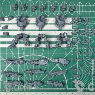 Описание картинки Mechanicum Thallaxii от Recruiter по цене 650руб | Свободный Рынок Миниатюр - СРМ