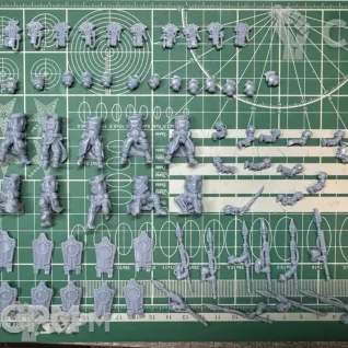 Описание картинки Mechanicum Secutarii Hoplites от Recruiter по цене 550руб | Свободный Рынок Миниатюр - СРМ