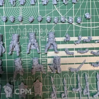 Описание картинки Mechanicum Secutarii Hoplites от Recruiter по цене 550руб | Свободный Рынок Миниатюр - СРМ