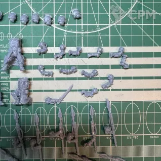 Описание картинки Mechanicum Secutarii Hoplites от Recruiter по цене 550руб | Свободный Рынок Миниатюр - СРМ