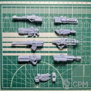 Описание картинки Contemptor dreadnought + 2 оружия на выбор от Recruiter по цене 700руб | Свободный Рынок Миниатюр - СРМ