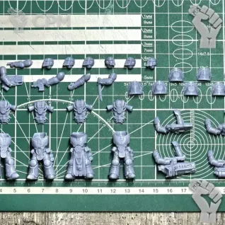 Описание картинки Dark Angels Interemptors от Recruiter по цене 600руб | Свободный Рынок Миниатюр - СРМ