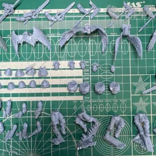 Описание картинки Blood Angels Sanguinary Guard (Primaris) от Recruiter по цене 700руб | Свободный Рынок Миниатюр - СРМ