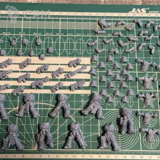 Описание картинки Chaos Legionnaries Squad от Recruiter по цене 700руб | Свободный Рынок Миниатюр - СРМ