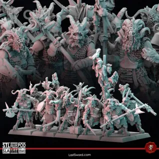 Описание картинки Beastmen Bestigors от Recruiter по цене 650руб | Свободный Рынок Миниатюр - СРМ