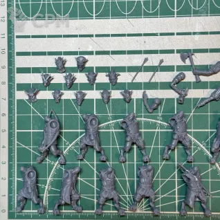 Описание картинки Beastmen ungor archers от Recruiter по цене 550руб | Свободный Рынок Миниатюр - СРМ