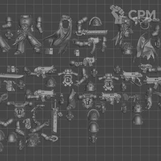 Описание картинки Red Corsairs Raiders. Скан. Полный набор с базами. от WastelandMiniatures по цене 800руб | Свободный Рынок Миниатюр - СРМ
